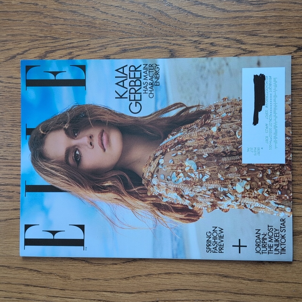 Elle Magazine Kaia Gerber Has Main Character Energy February 2023